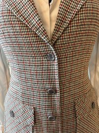 Vintage 1970's Vest, Sleeveless Blazer, Size Small, Equestrian Style