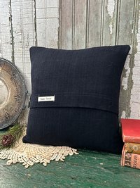Labrador Silhouette Throw Pillow, Recycled Wool Tweed, 12 Inch