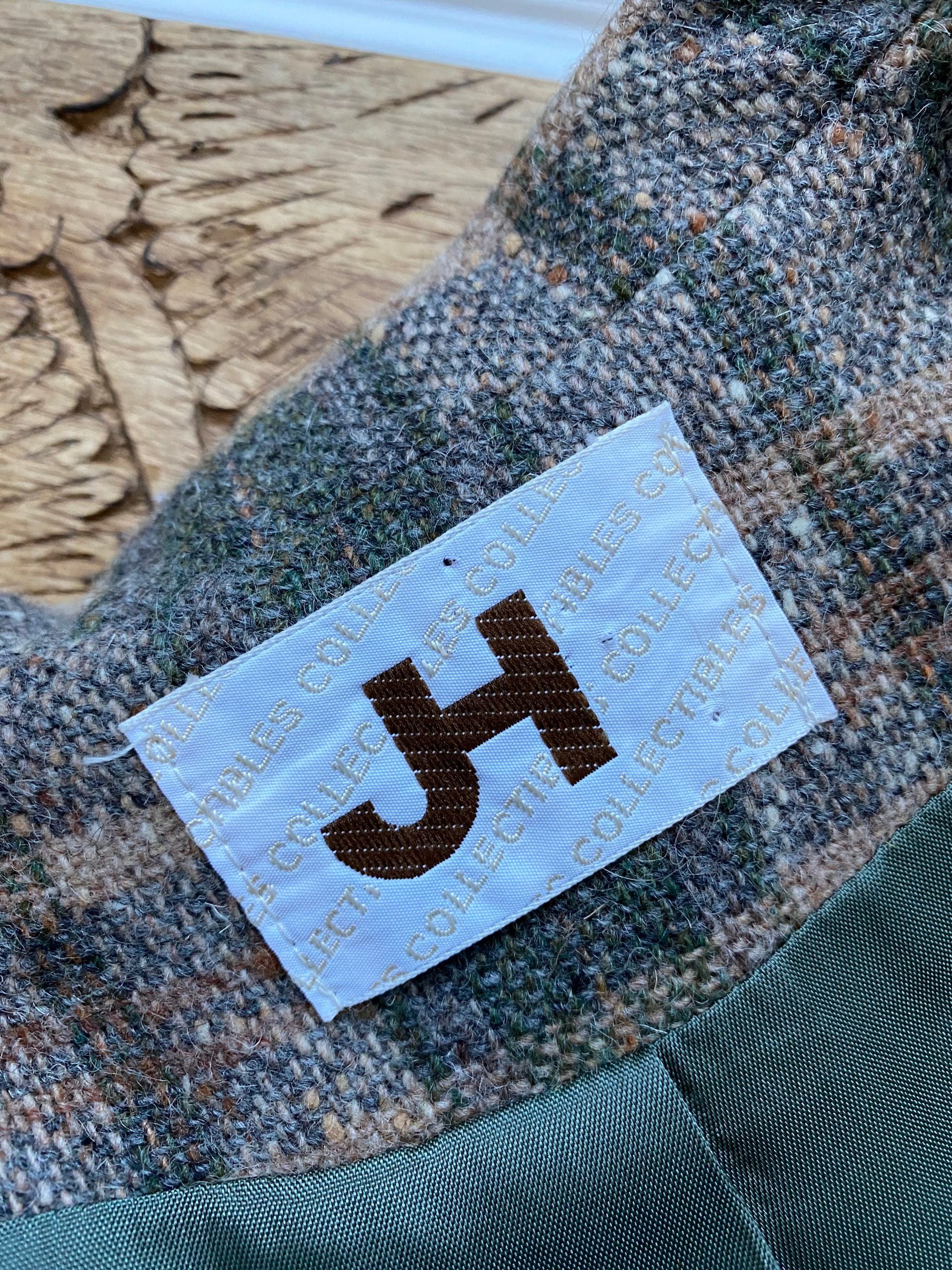 Wool Plaid Tweed VEST, Waistcoat, Guillet, Sz SMALL Recycled, Sustainable Fashion